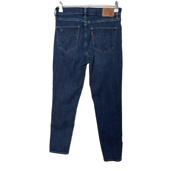 Levi's 721 High Rise Skinny Women's 28 Jeans Ripped Urban Streetwear Cowgirl - Picture 3 of 9